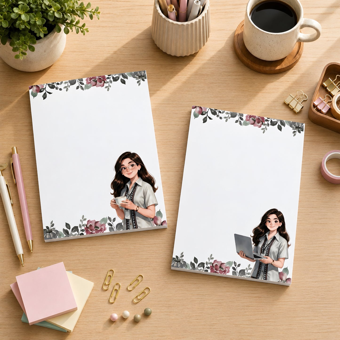 Teacher Claire Notepad & BookMark