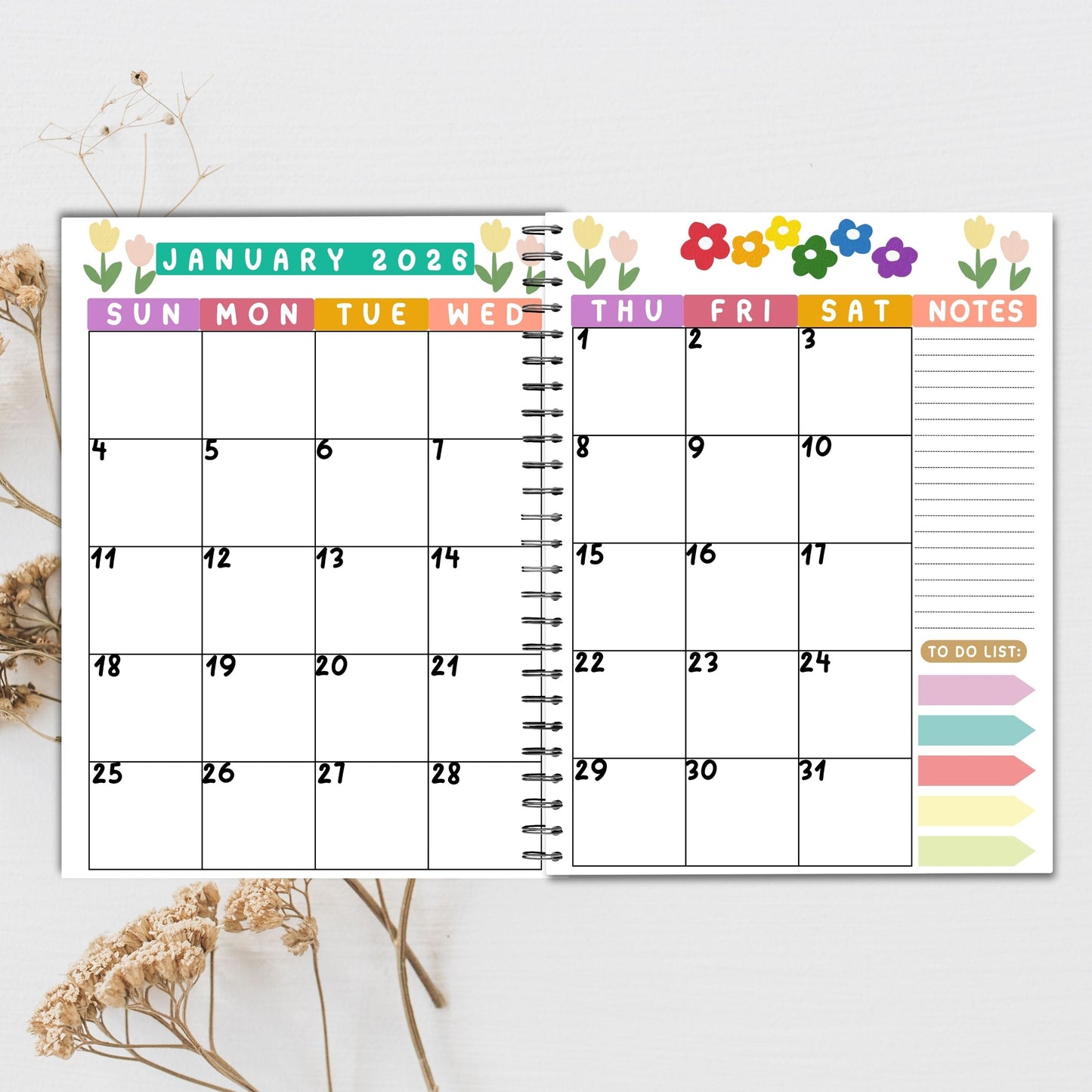 Cutesy & Adventure 2026 Planner