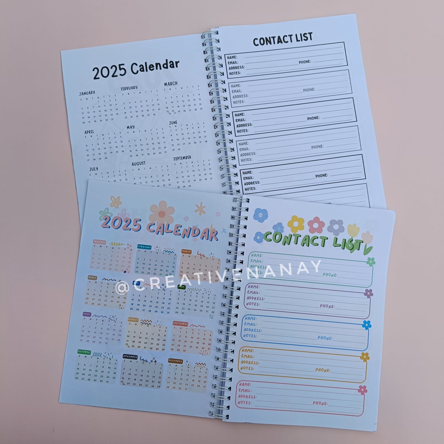 Cutesy & Adventure 2025 Planner