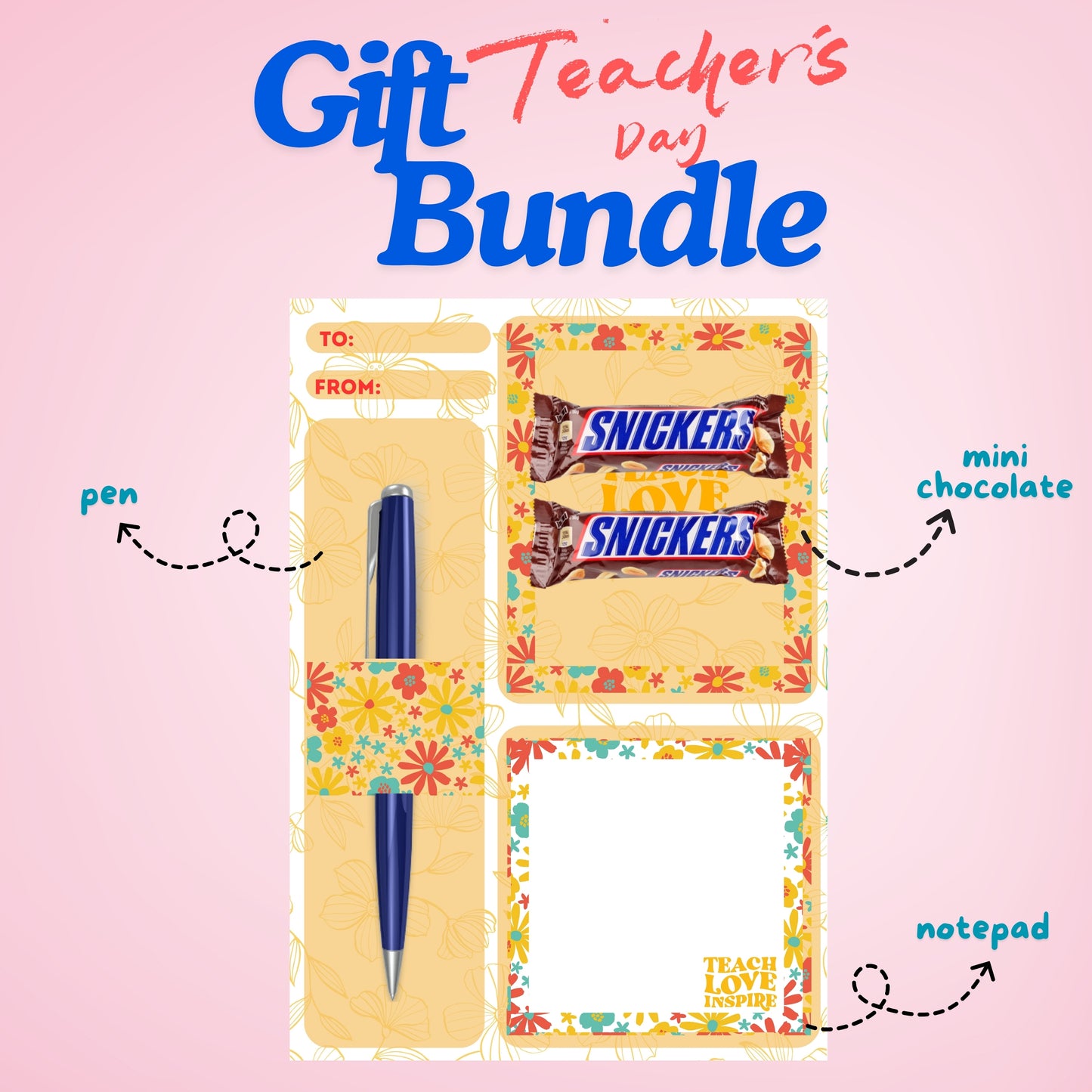 Teacher's day 3in1 Back Card