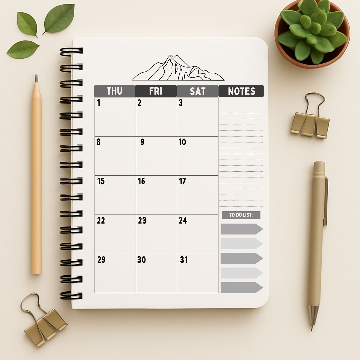 Cutesy & Adventure 2026 Planner