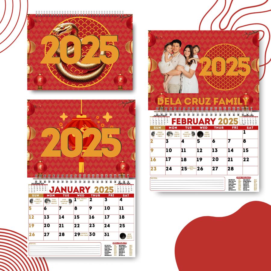 2025 CALENDAR A4