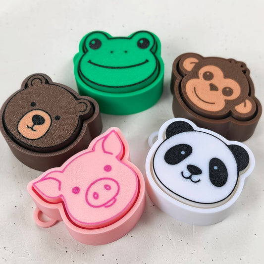 5 Animals Clicky STL FILE