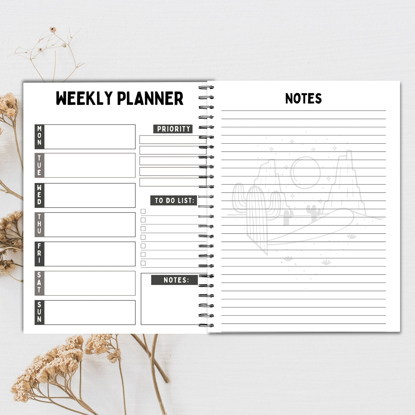 Cutesy & Adventure 2025 Planner