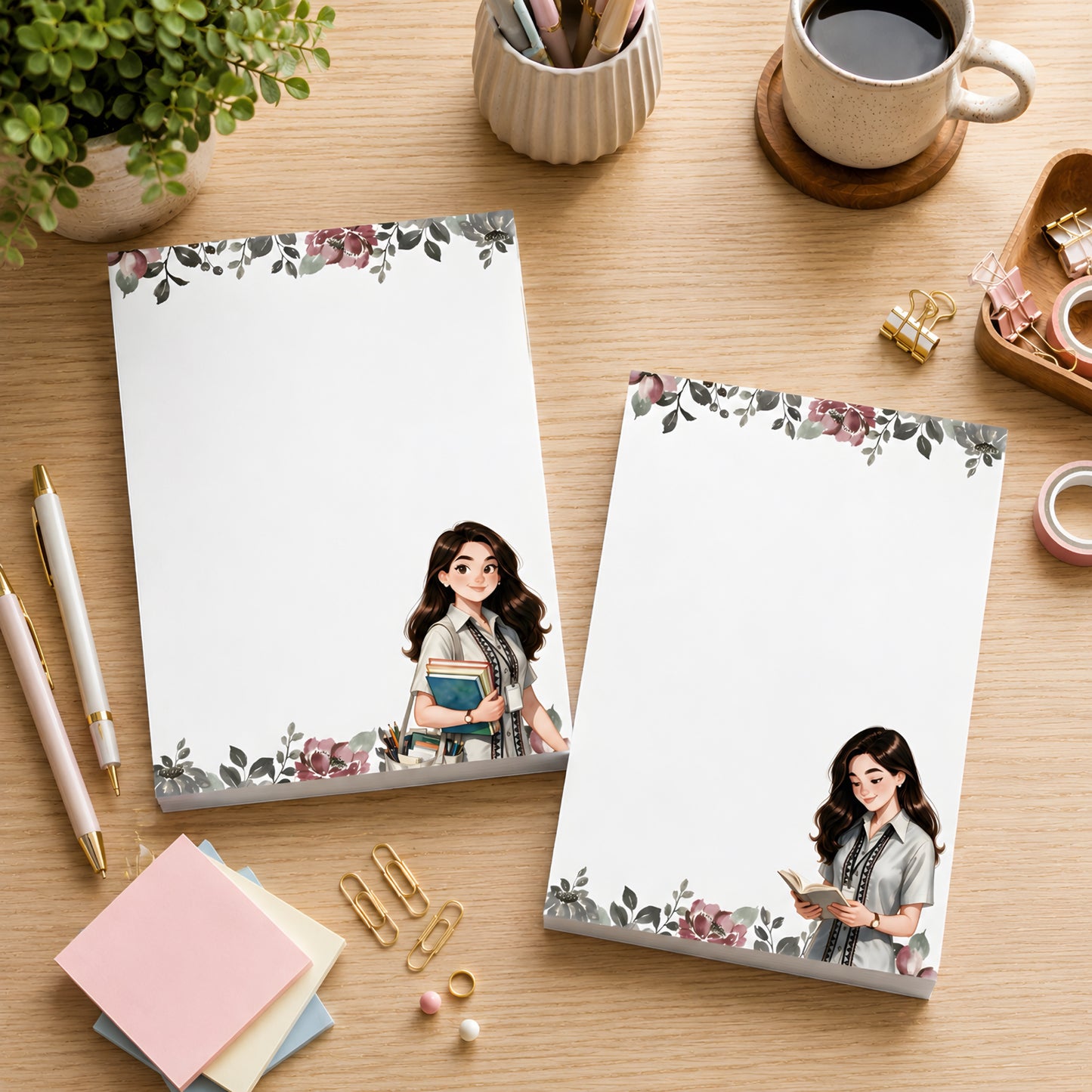Teacher Claire Notepad & BookMark