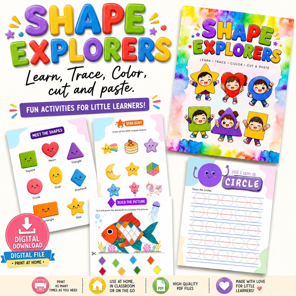 Shape Explorers Activity Book