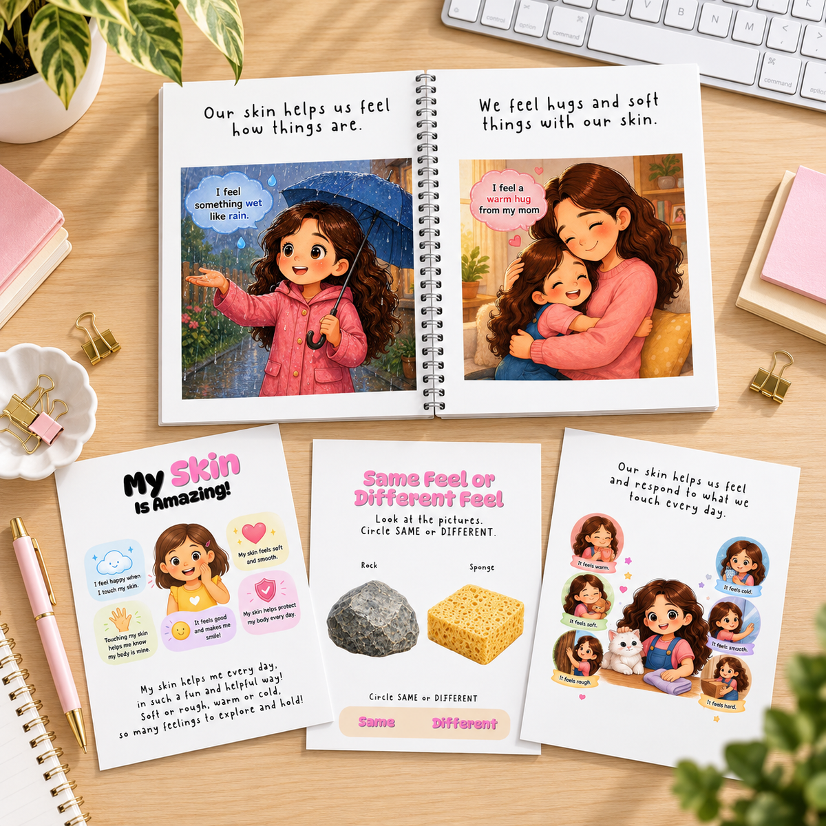 5 Senses Activity Books