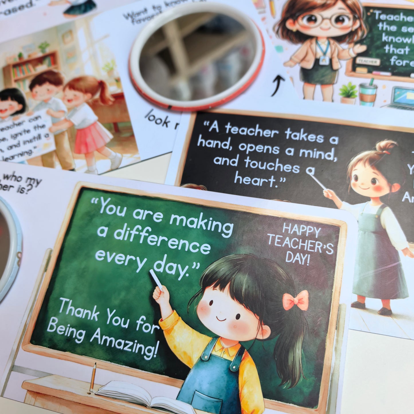 Pocket Mirror Back Card