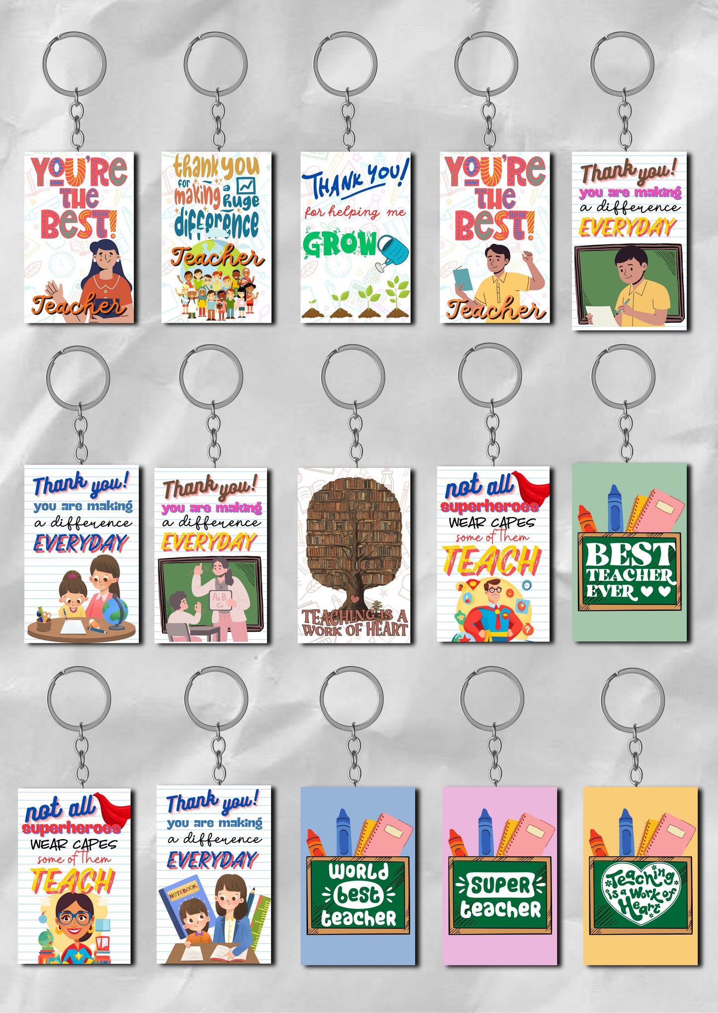 Teachers day Keychain