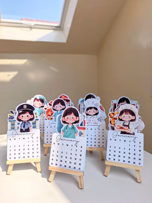 2026 Professions Mini Calendar