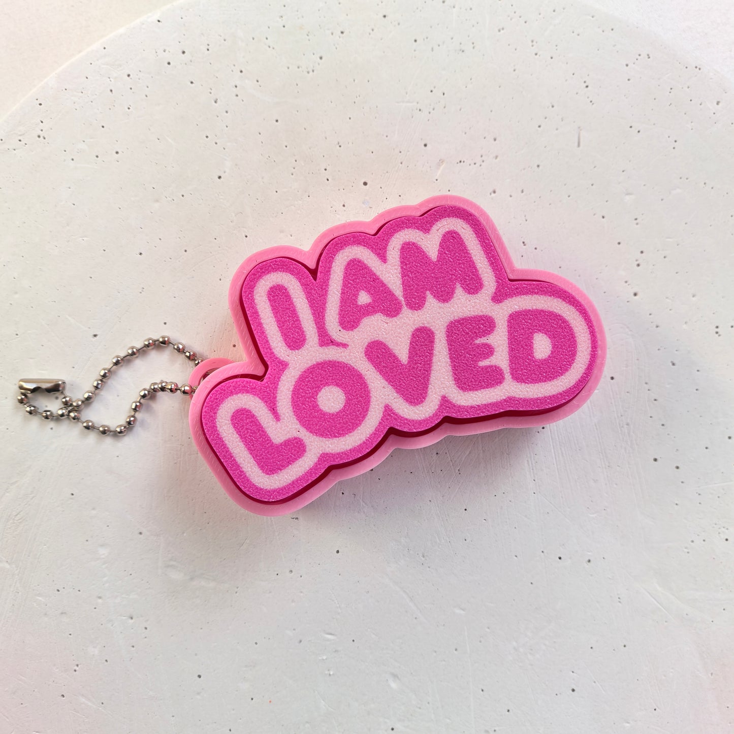 Affirmation Clicker Fidget & flat Keychain ‼️STL file only