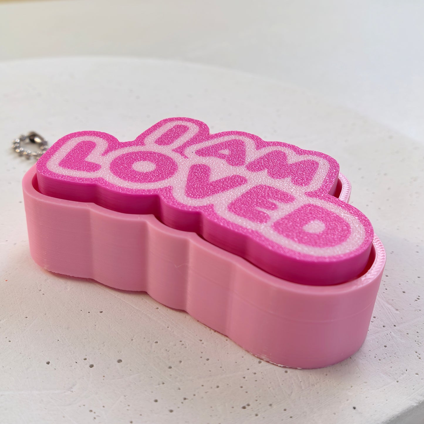 Affirmation Clicker Fidget & flat Keychain ‼️STL file only