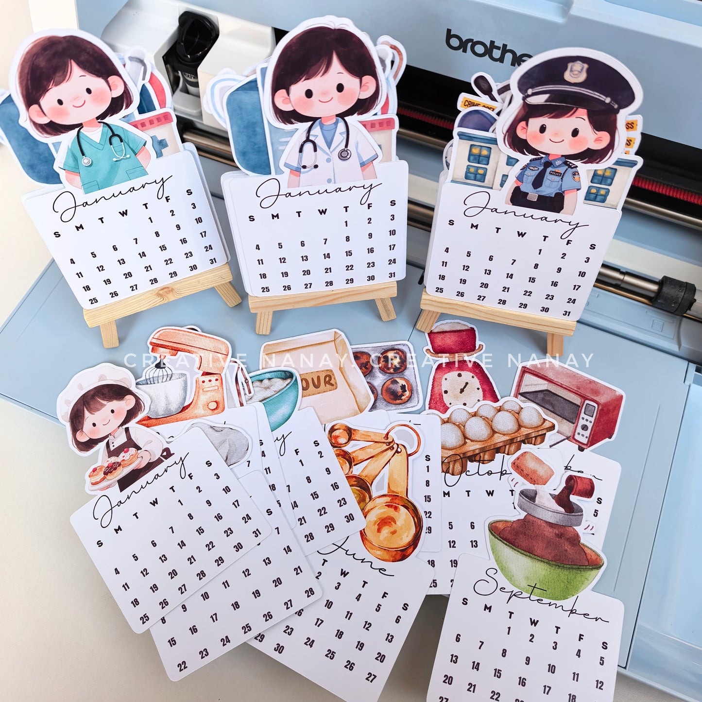 2026 Professions Mini Calendar